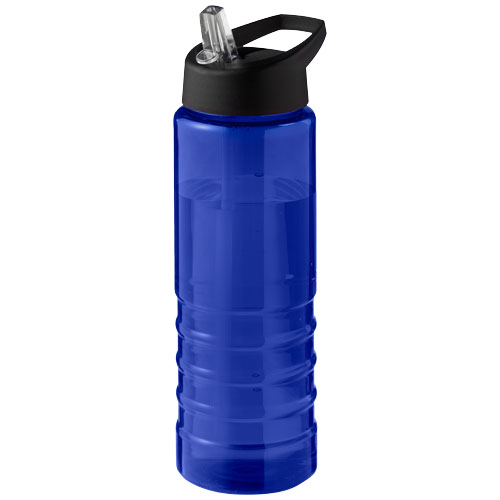 Bouteille sport promotionnelle 750 ml Ocean plastic H2O Active® Bleu / Noir